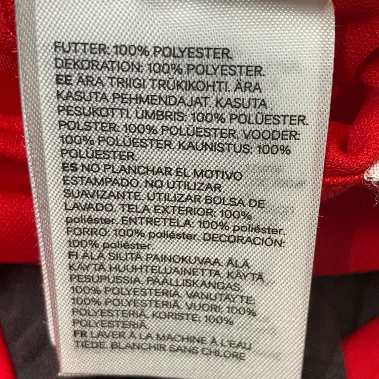 Maskeradkläder (Röd, Flerfärgad) från H&M x Marvel Polyester - Materialetikett
