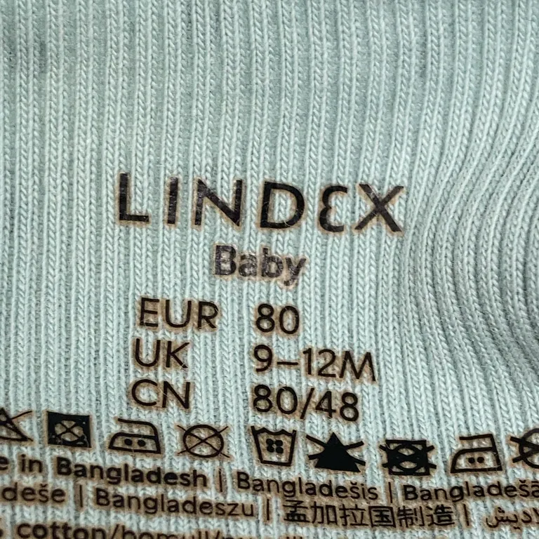 Body (Grön) från Lindex Baby Bomull, Elastan - Varumärke