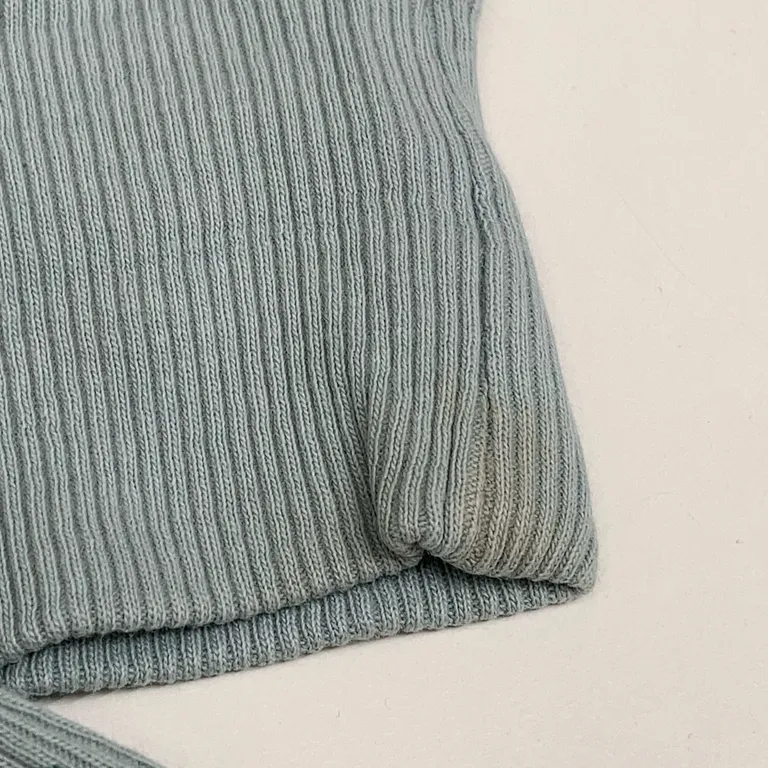 Body (Grön) från Lindex Baby Bomull, Elastan - Fläck - Ärmslut