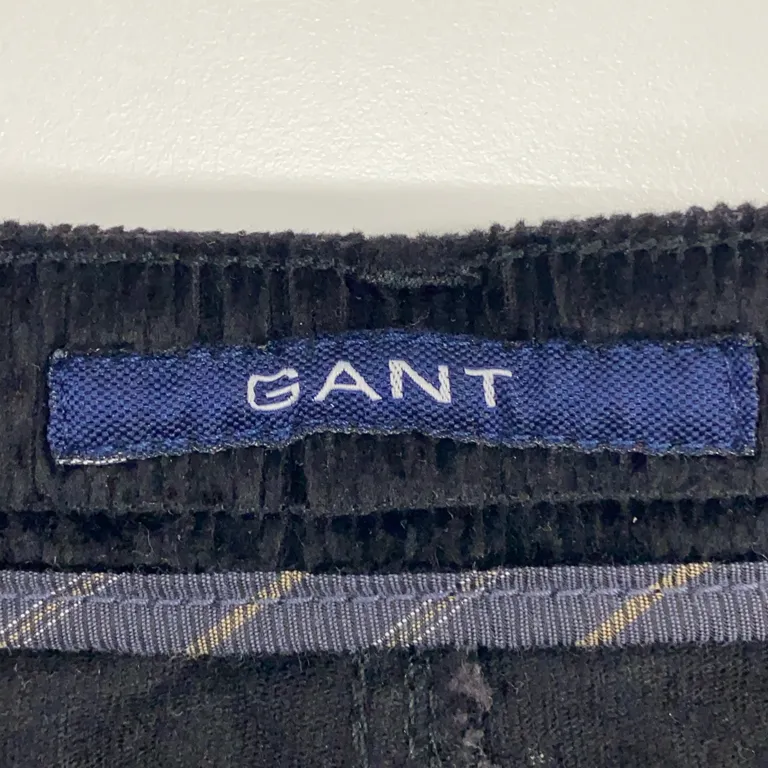 Kjol (Svart) från GANT Viskos, Bomull, Elastan - Varumärke