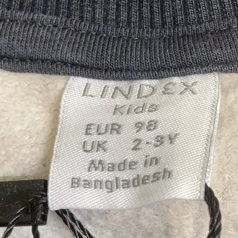 Collegetröja (Svart, Flerfärgad) från Lindex Kids Bomull, Elastan - Varumärke