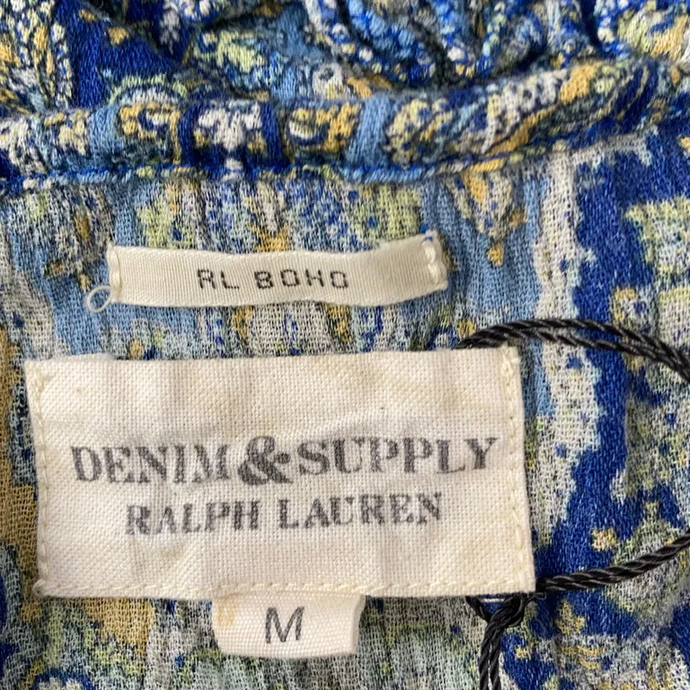 Blus (Blå, Flerfärgad) från Denim & Supply Ralph Lauren Bomull, Viskos - Varumärke