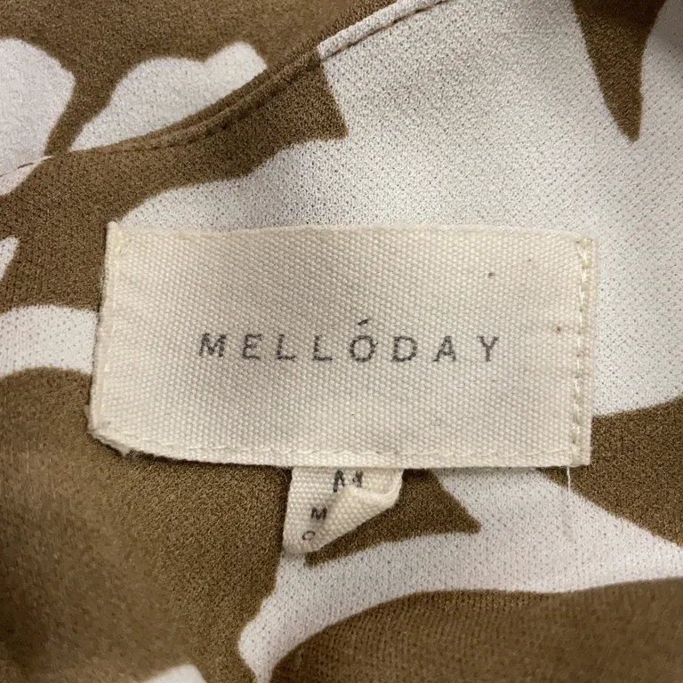 Topp (Brun, Vit) från Mello day Polyester, Elastan - Varumärke