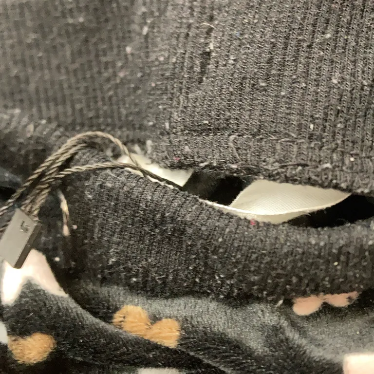 Mjukisbyxor (Svart) från H&M Polyester, Elastan - Nopprig - Rem/handtag