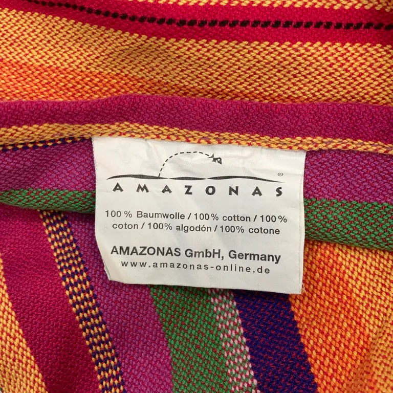 Écharpe porte-bébé (Jaune, Multicolore) de Amazonas Coton - Étiquette du matériau