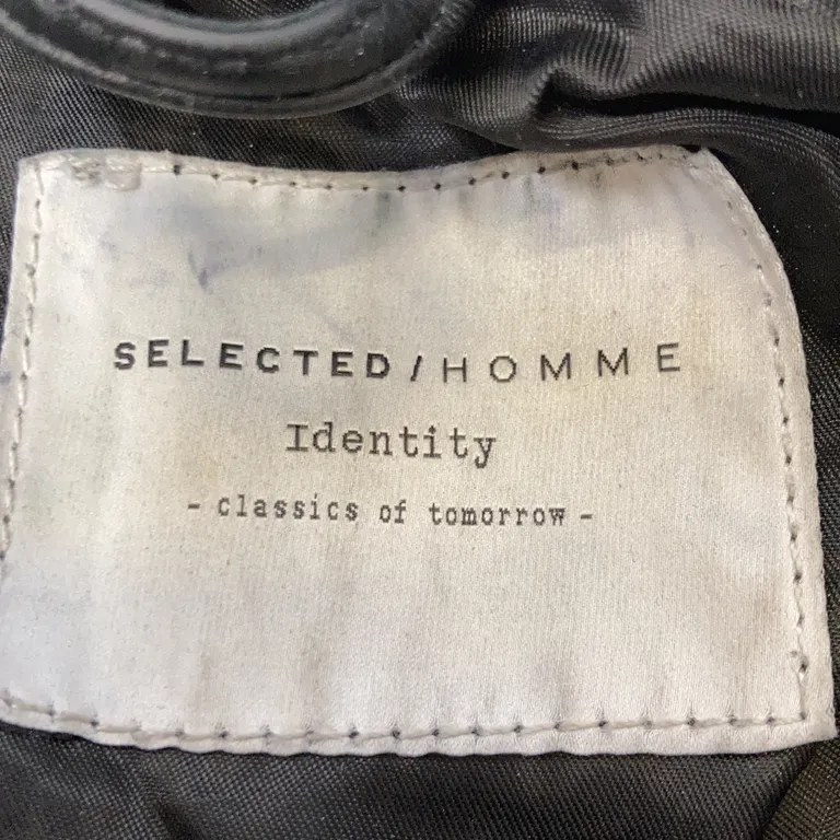 Läderjacka (Svart) från Selected Homme Skinn - Varumärke