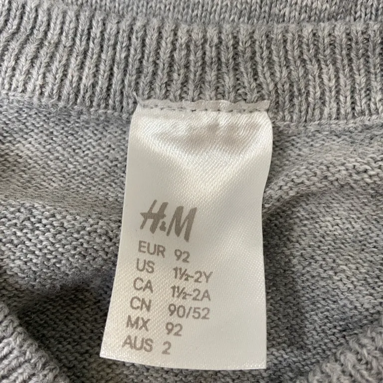 Väst (Grå) från H&M Bomull - Varumärke