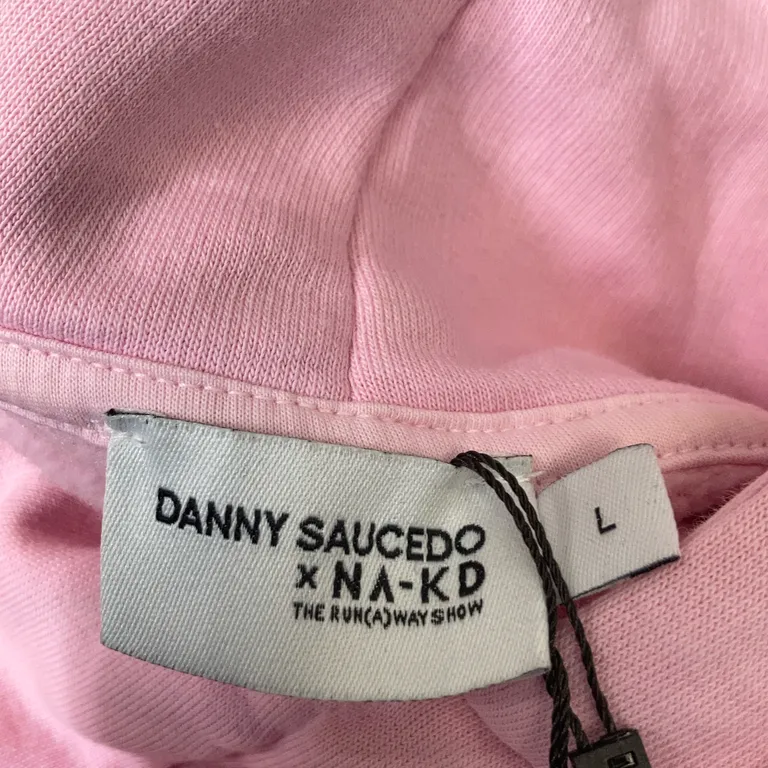 Huvtröja (Rosa) från Danny Saucedo x NA-KD Bomull, Polyester - Varumärke
