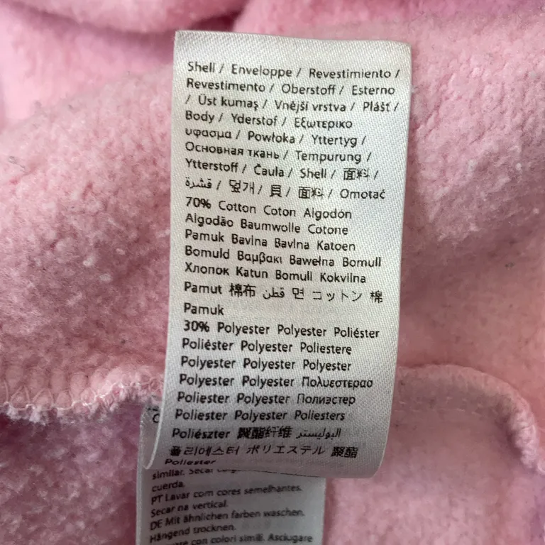 Huvtröja (Rosa) från Danny Saucedo x NA-KD Bomull, Polyester - Materialetikett