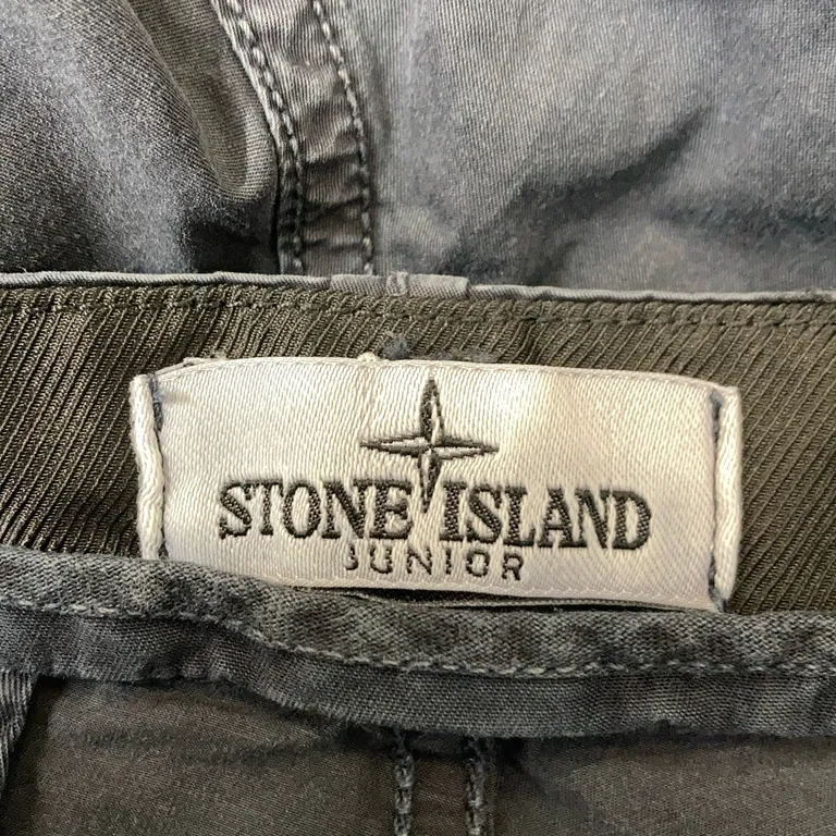 Cargobyxor (Blå) från Stone Island Junior Bomull, Elastan - Varumärke