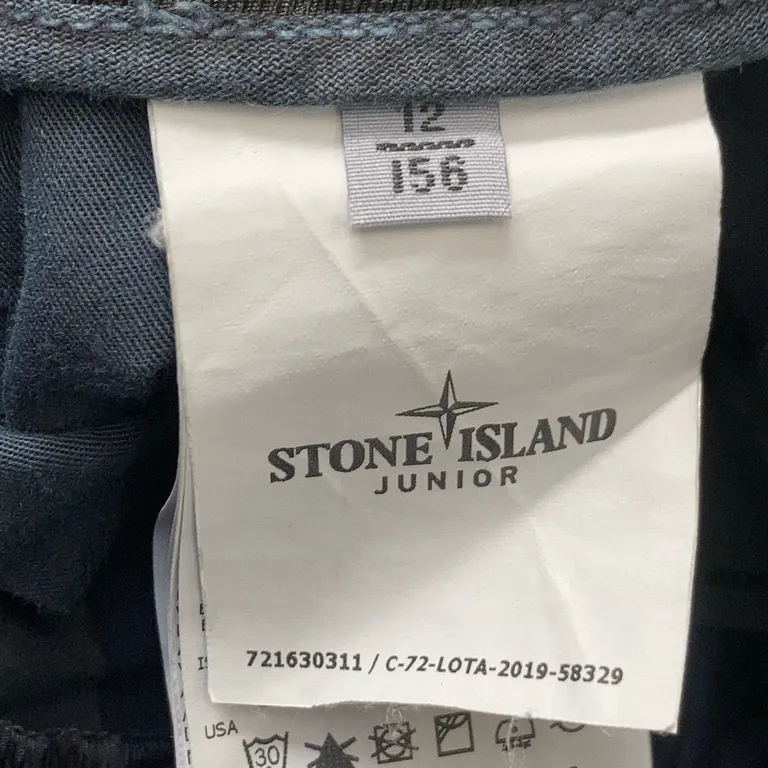 Cargobyxor (Blå) från Stone Island Junior Bomull, Elastan - Bild av äkthetsbevis