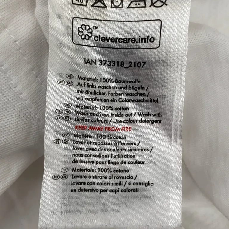 T-shirt (Vit, Flerfärgad) från Paw Patrol Bomull - Materialetikett