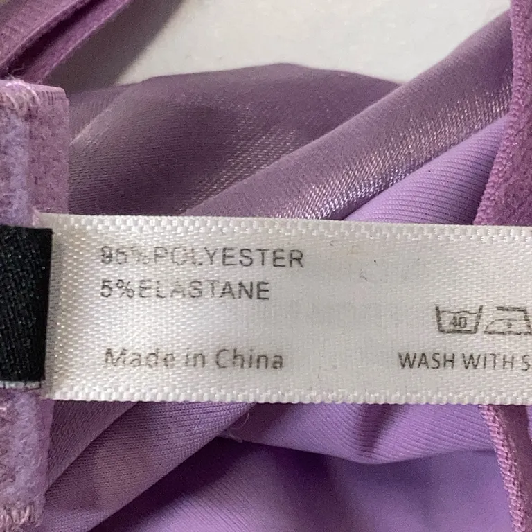 Bralette (Lila) från NLY Lingerie Polyester, Elastan - Materialetikett
