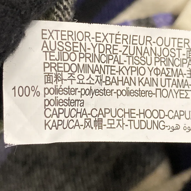 Kappa (Flerfärgad) från Zara Polyester - Materialetikett