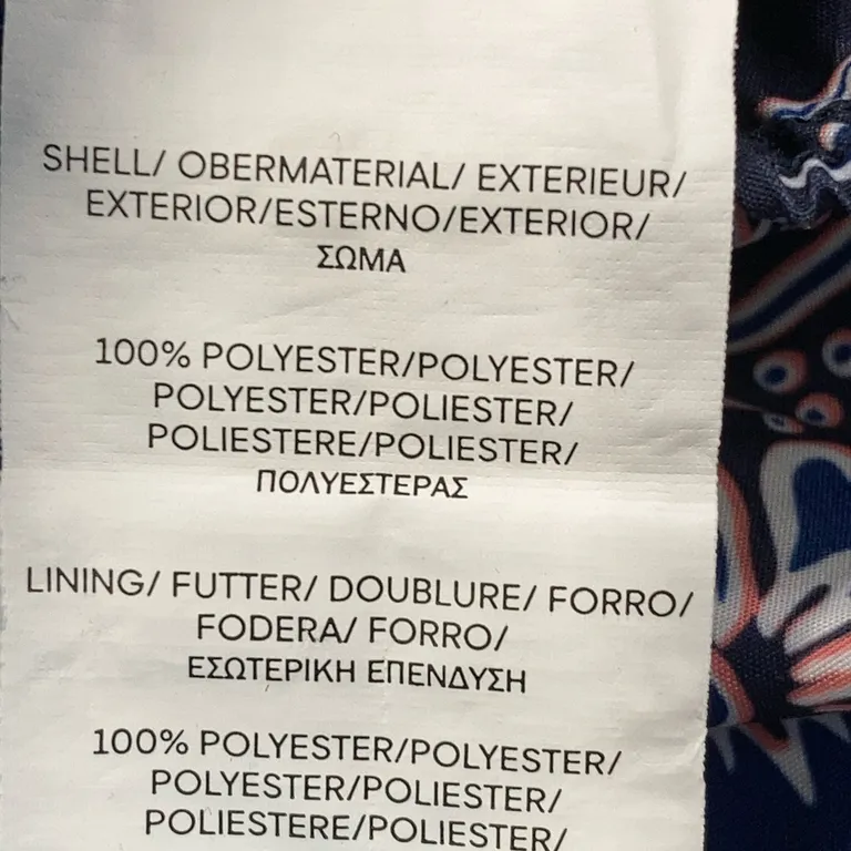 Badshorts (Blå, Vit) från GANT Polyester - Materialetikett