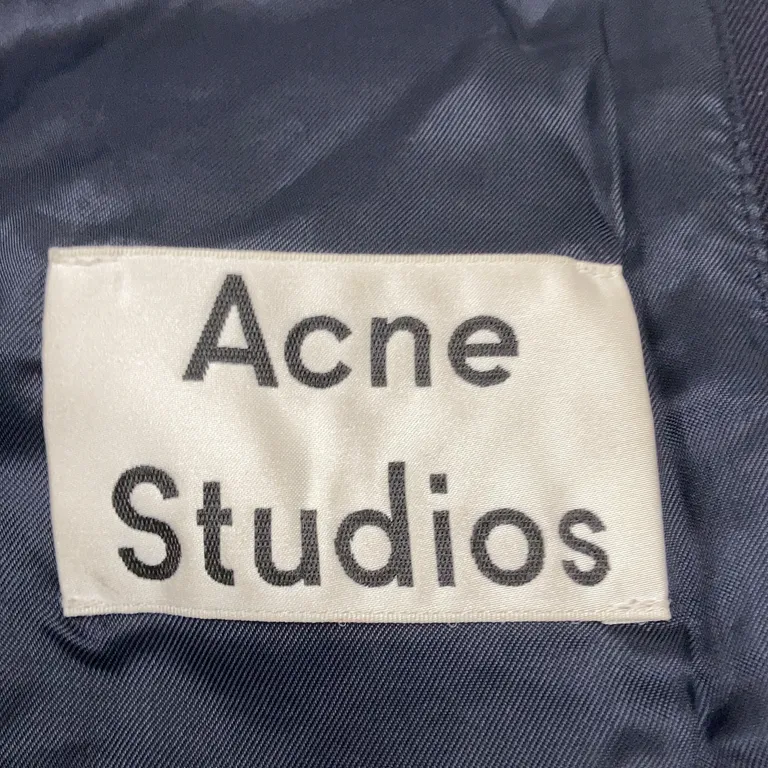 Jacka (Svart) från Acne Studios Polyester, Ull, Viskos - Varumärke