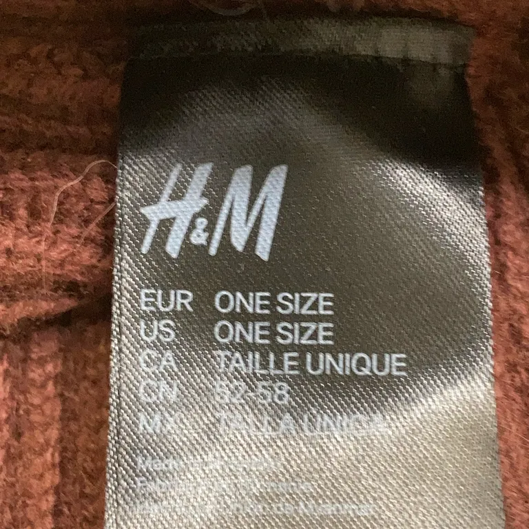 Beaniemössa (Brun) från H&M Polyamid, Viskos, Elastan, Polyester, Akryl - Varumärke