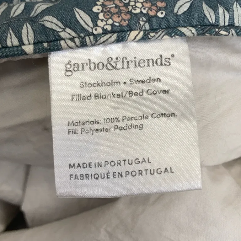 Täcke (Grön) från Garbo & Friends Bomull, Polyester - Varumärke