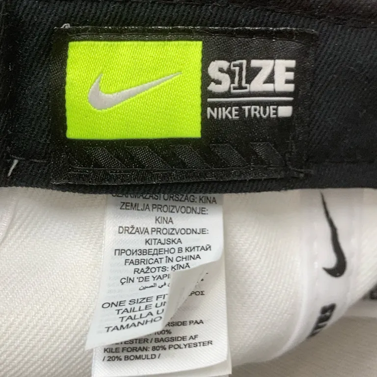 Keps (Vit) från Nike Polyester, Bomull - Varumärke