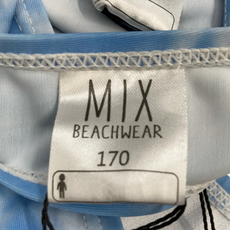 Bikini (Blå, Vit) från MIX Elastan, Polyester - Varumärke