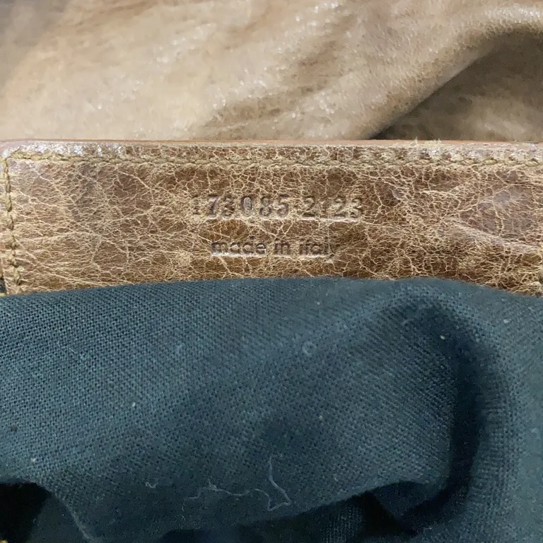 Handväska (City Bag) från Balenciaga Skinn - Materialetikett