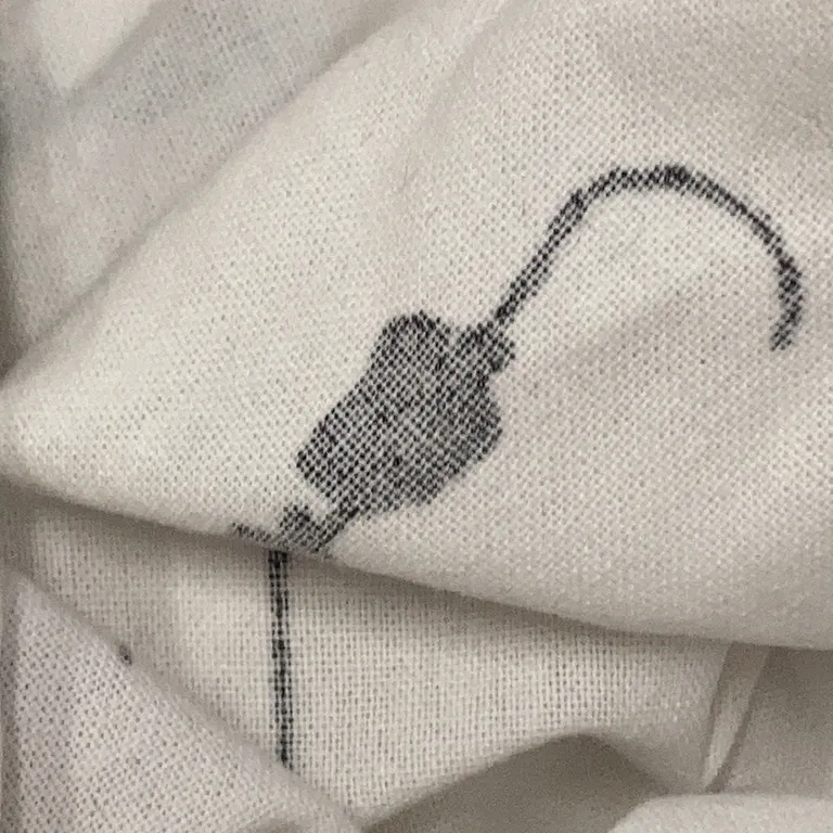 Påslakan (Vit, Flerfärgad) från Borås Cotton Bomull - Defekt