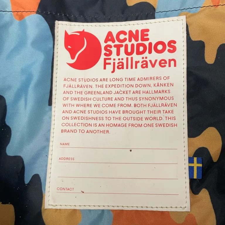 Ryggsäck (Kånken Tarpaulin A/F) från Acne Studios x Fjällräven - Varumärke