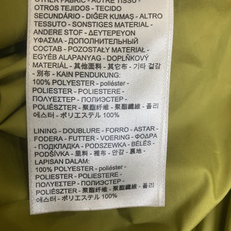 Vändbar jacka (Levi's Bomber Down Jacket) från Levi Strauss & Co Polyester - Materialetikett
