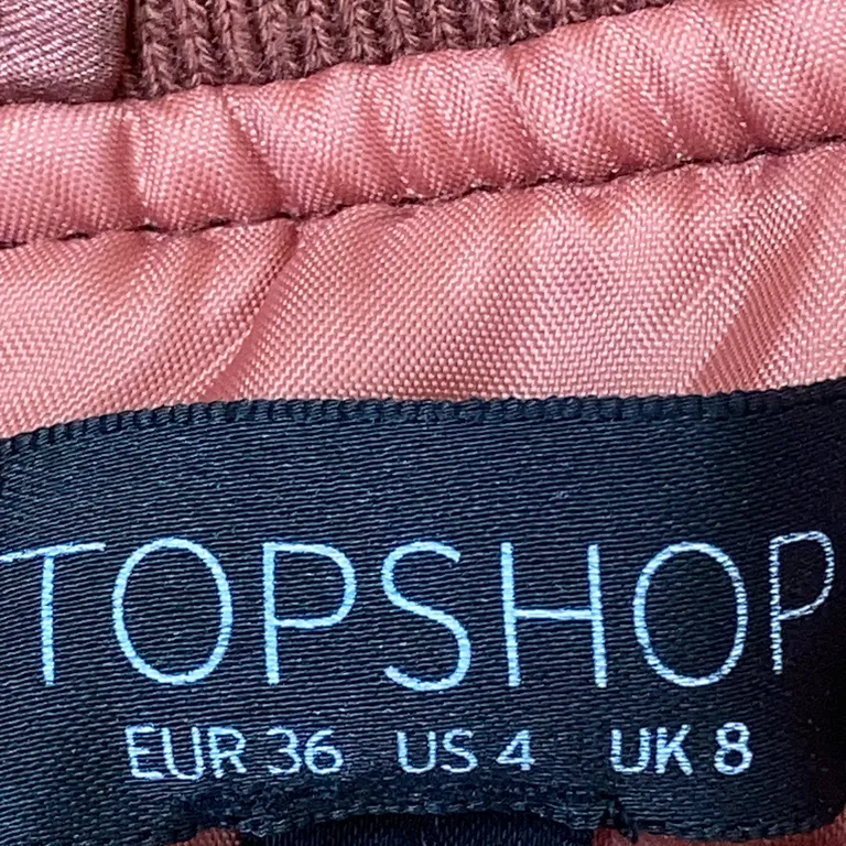 Bomberjacka (Brun) från Topshop Polyester - Varumärke