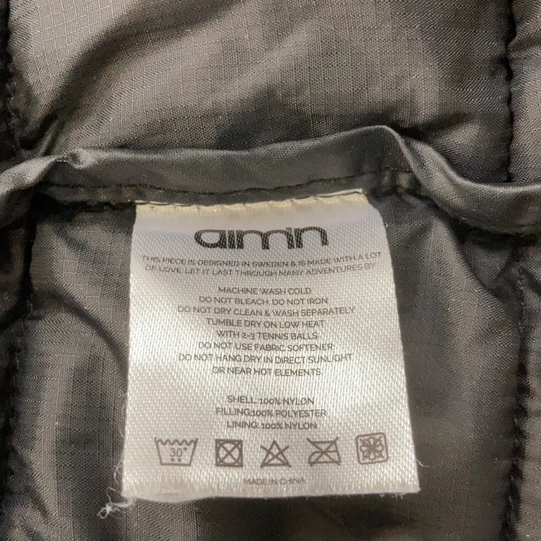 Lättviktsjacka (Svart) från Aim'n Polyester, Nylon - Materialetikett