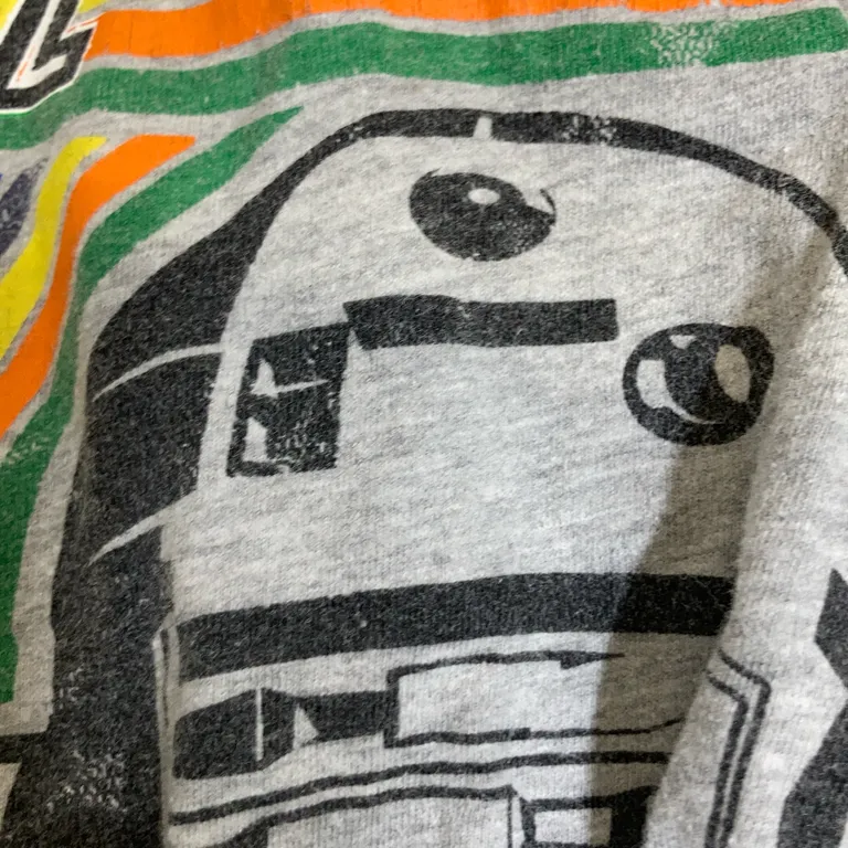 T-shirt (Grå) från Star Wars Bomull, Polyester - Slitet - Tryck