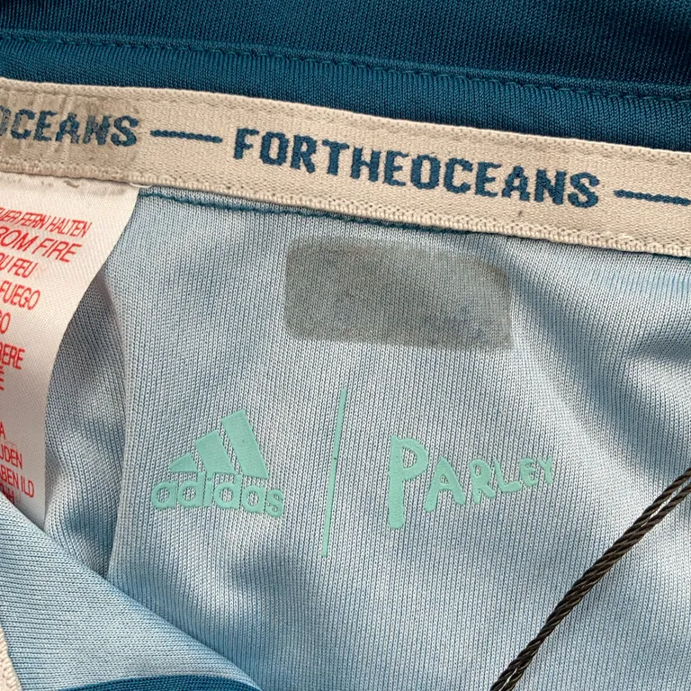Pikétröja (Blå, Vit) från Adidas Polyester - Varumärke