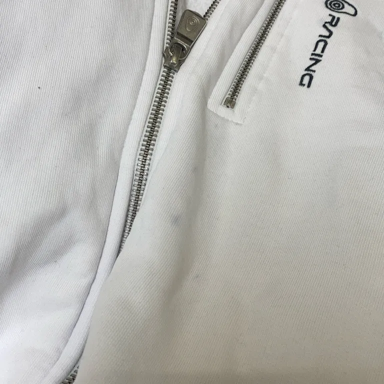 Huvtröja (Vit) från Sail Racing Polyester, Bomull - Fläckig - Framsida