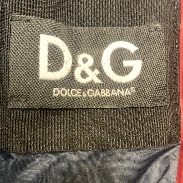 Jacka (Röd, Flerfärgad) från Dolce & Gabbana Polyamid, Polyester - Varumärke