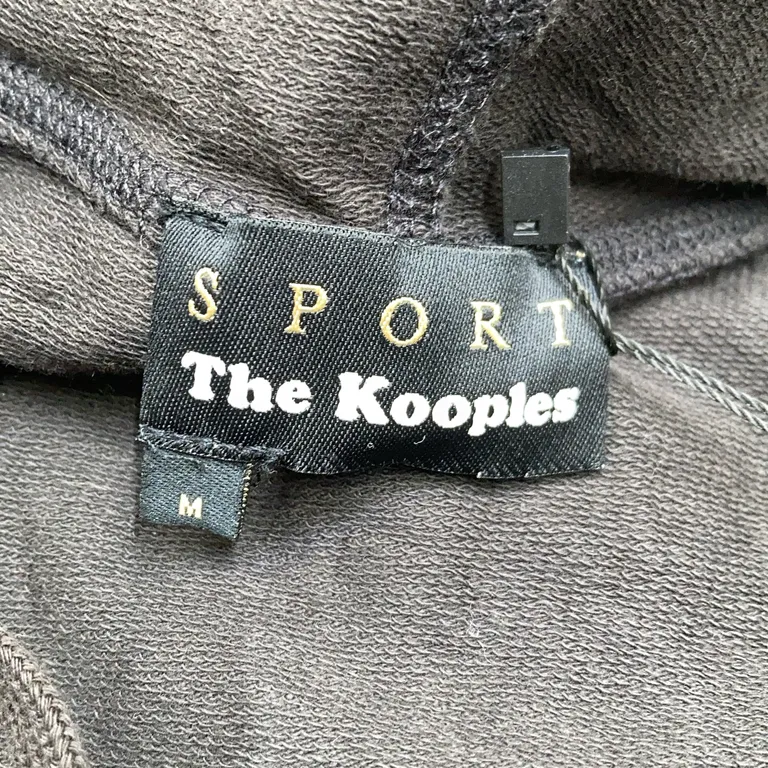 Sweat à capuche (Noir) de The Kooples Sport Coton, Élasthane - Marque