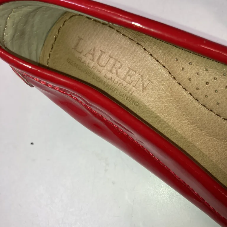 Loafers (Röd) från Lauren Ralph Lauren Skinn - Varumärke