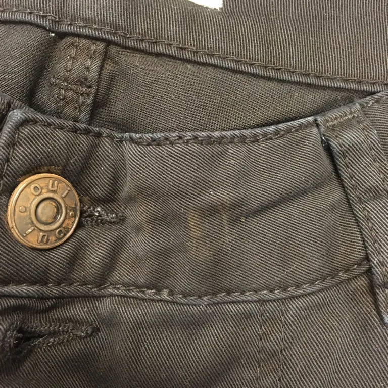 Jeans (Chester Girlfriend) från Oui - Fläckig - Midja