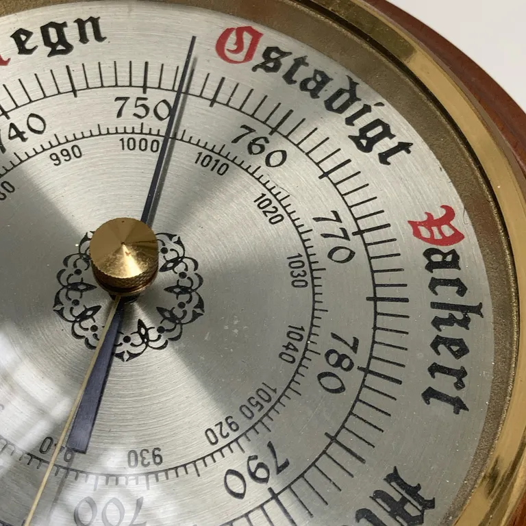 Barometer (Brun, Guldfärgad) från Tischer - Defekt