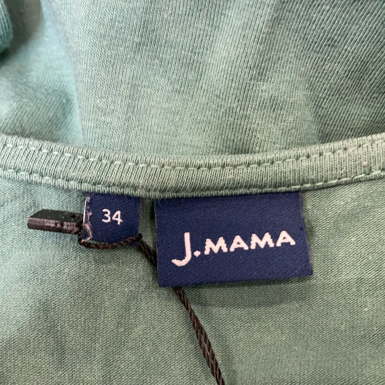 Amningsklänning (Grön) från J.Mama Bomull, Modal, Elastan - Varumärke