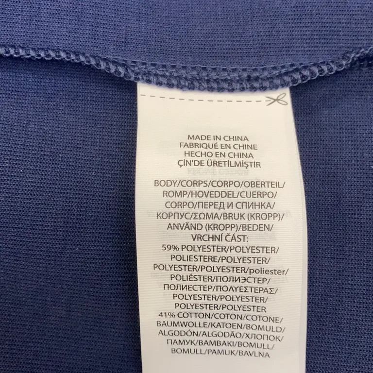 Väst (Blå) från Polo Golf Ralph Lauren Polyester, Bomull - Materialetikett