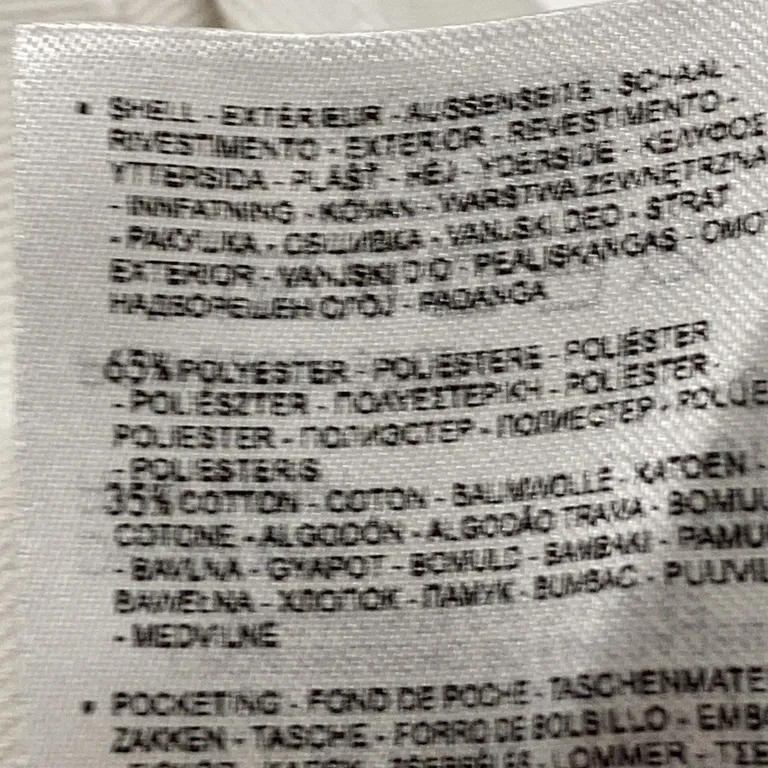 Byxor (874) från Dickies Polyester, Bomull - Materialetikett