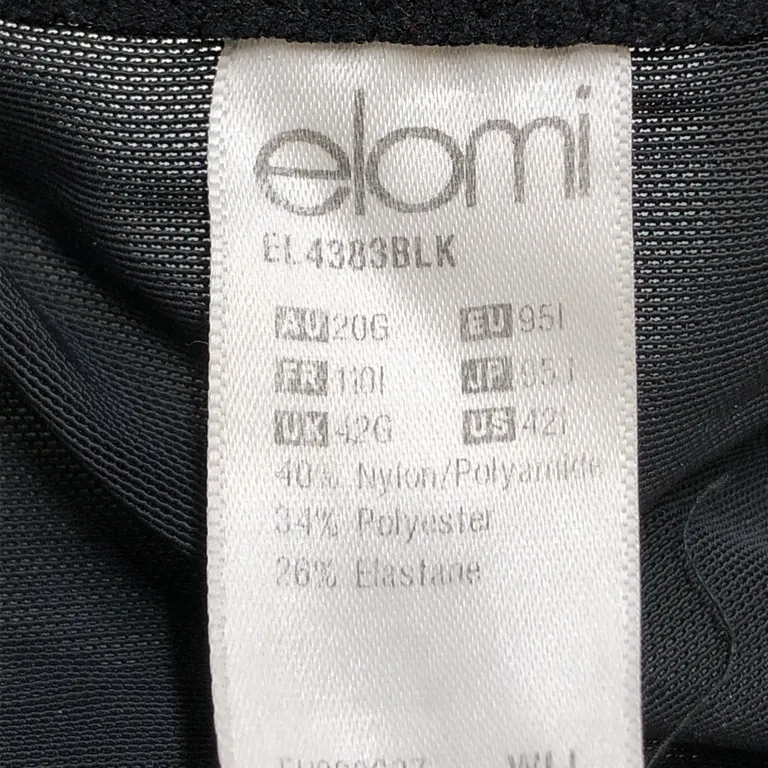BH (Svart) från Elomi Nylon, Polyester, Elastan - Varumärke