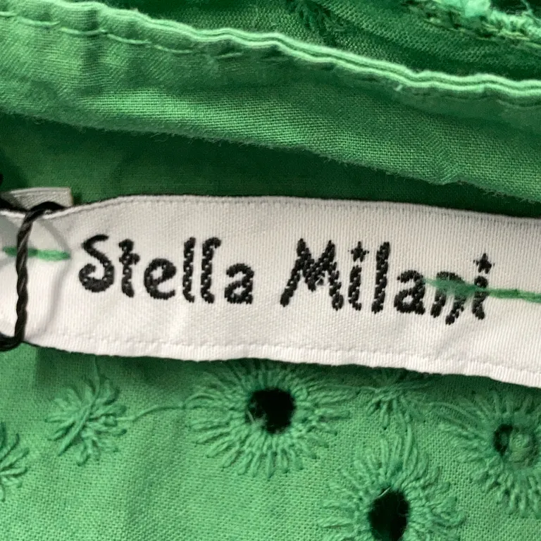Långklänning (Grön) från Stella Milani Bomull - Varumärke
