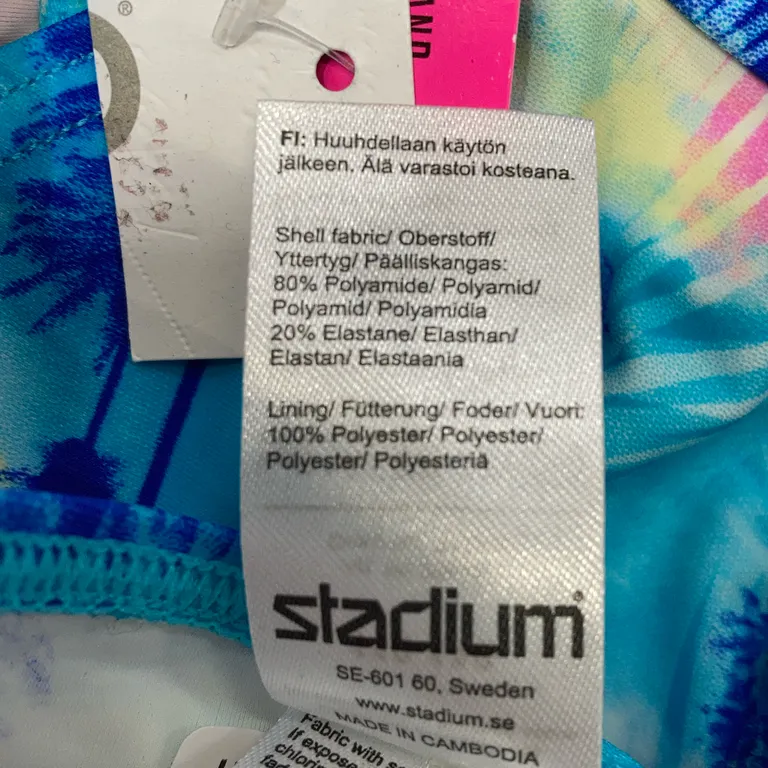 Bikini (Blå, Flerfärgad) från Stadium Polyamid, Elastan, Polyester - Materialetikett