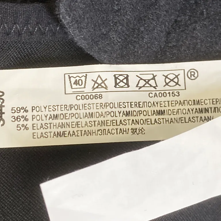 Sport-BH (Svart) från Shock Absorber Polyester, Polyamid, Elastan - Materialetikett