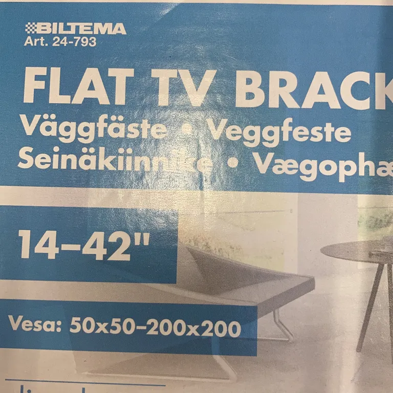 TV-stativ (Grå) från Biltema - Varumärke