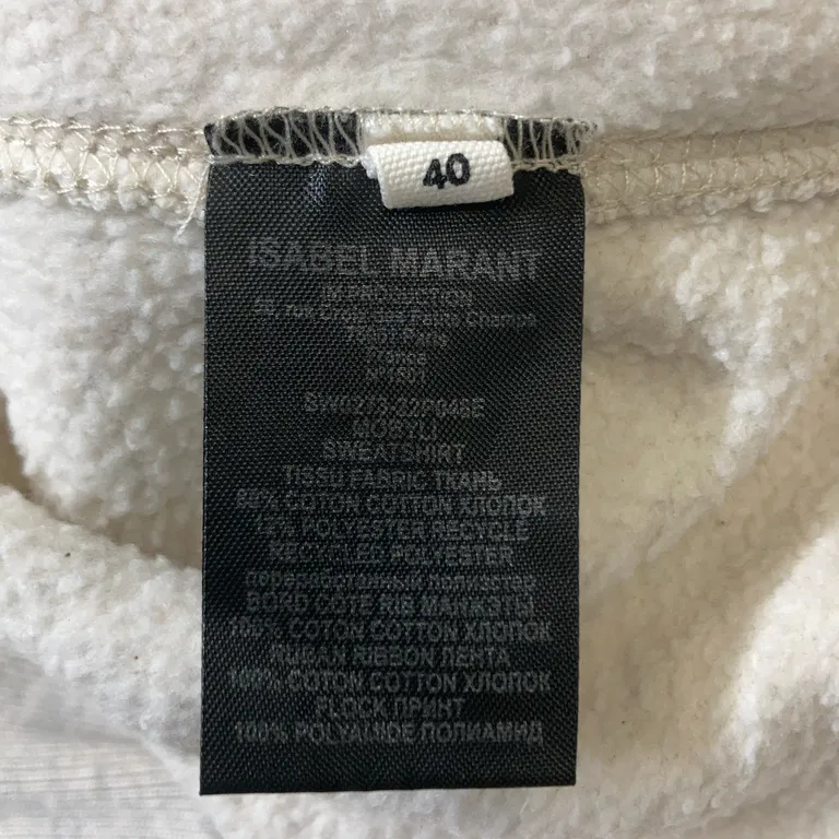 Collegetröja (Grå) från Isabel Marant Étoile Polyamid - Materialetikett