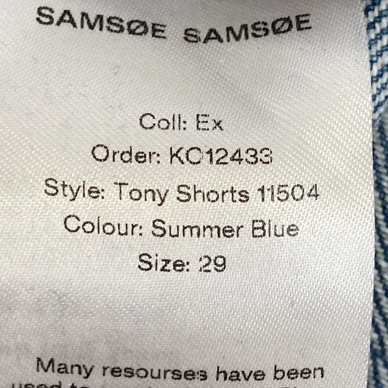 Jeansshorts (Blå) från Samsøe & Samsøe Bomull - sizeAltSuffix