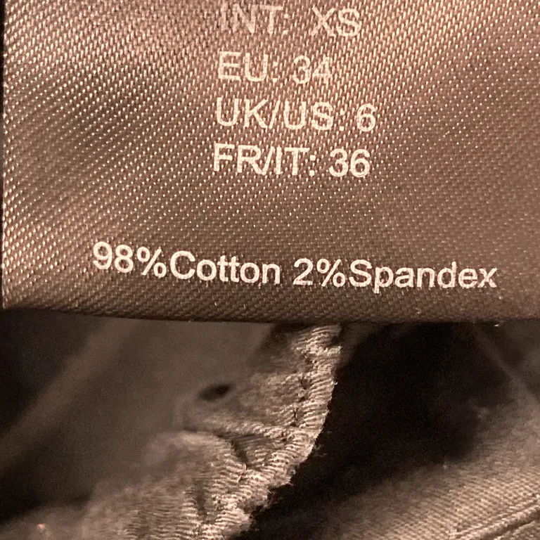 Byxor (Svart) från Ed Hardy Bomull, Elastan - Materialetikett