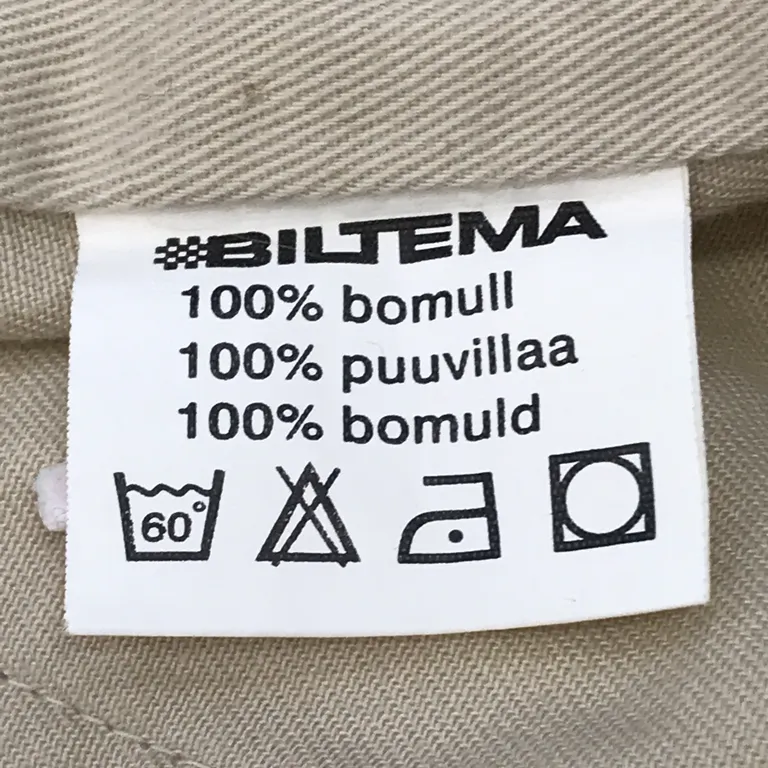 Väst (Beige) från Biltema Bomull - Varumärke